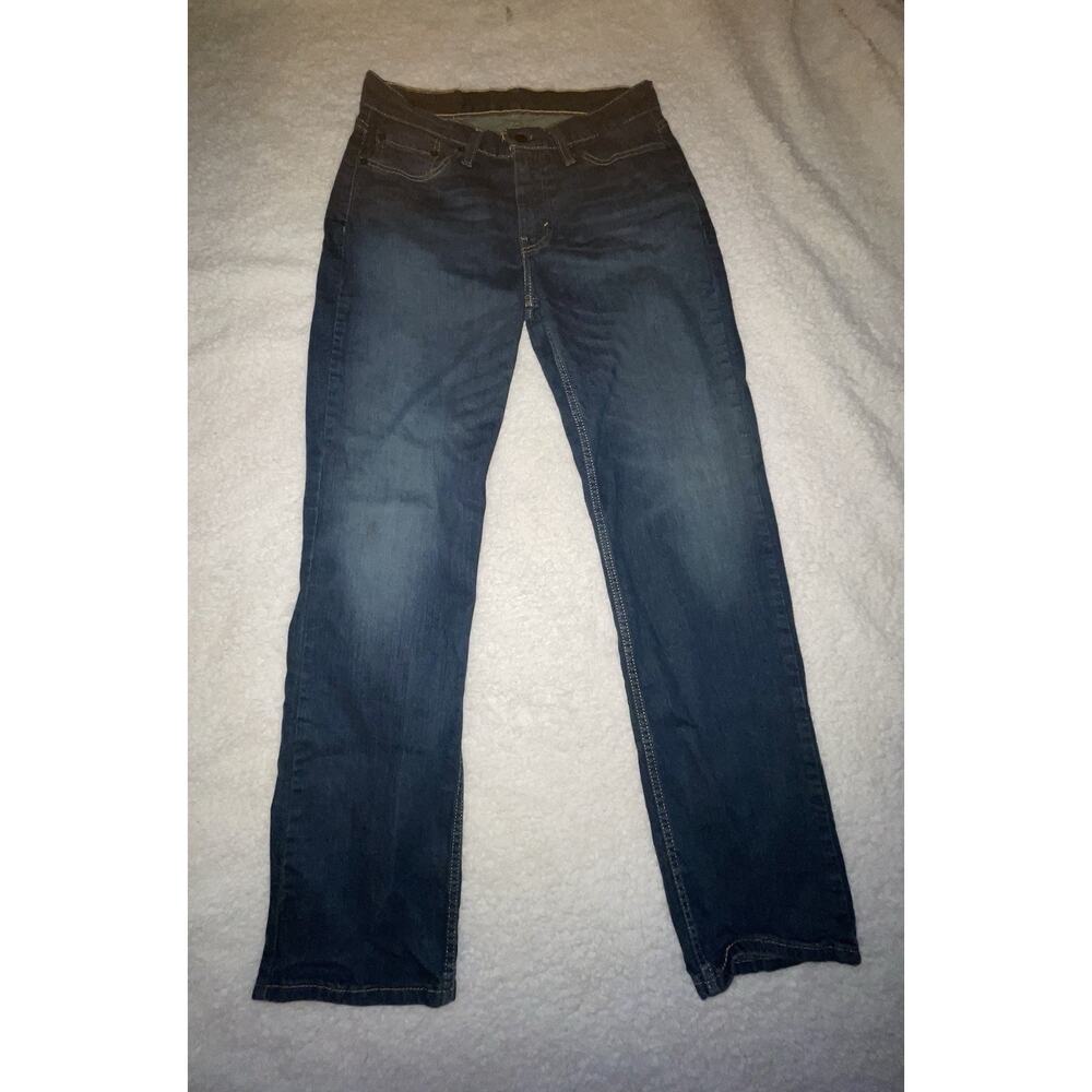 Levi's 514 29x30 Men Straight Fit Jeans Blue Denim